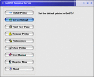 GetPDF Terminal Server screenshot